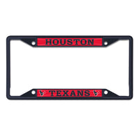 Houston Texans Lic Plt Frame S/S