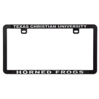 Wholesale-TCU Horned Frogs Metal Lic. Plate Frame Slim