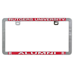 Wholesale-Rutgers Scarlet Knights Metal Lic. Plate Frame Slim