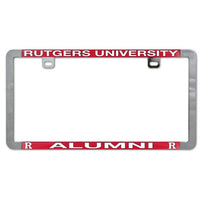 Wholesale-Rutgers Scarlet Knights Metal Lic. Plate Frame Slim