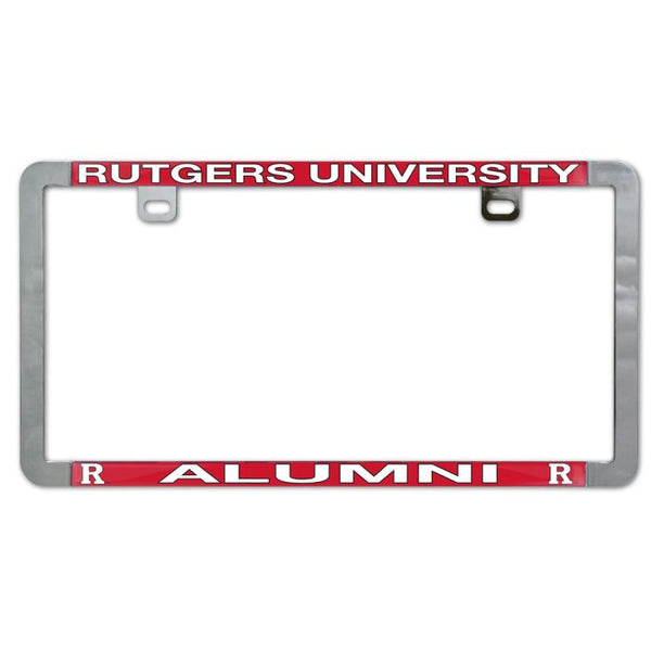 Wholesale-Rutgers Scarlet Knights Metal Lic. Plate Frame Slim