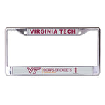 Wholesale-Virginia Tech Hokies Lic Plt Frame S/L Printed