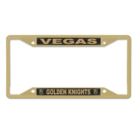Vegas Golden Knights Lic Plt Frame S/S