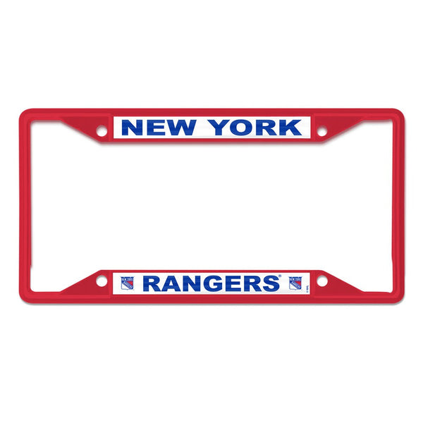 New York Rangers Lic Plt Frame S/S