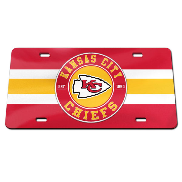 Kansas City Chiefs Specialty Acrylic License Plate