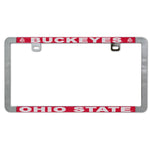 Wholesale-Ohio State Buckeyes Metal Lic. Plate Frame Slim