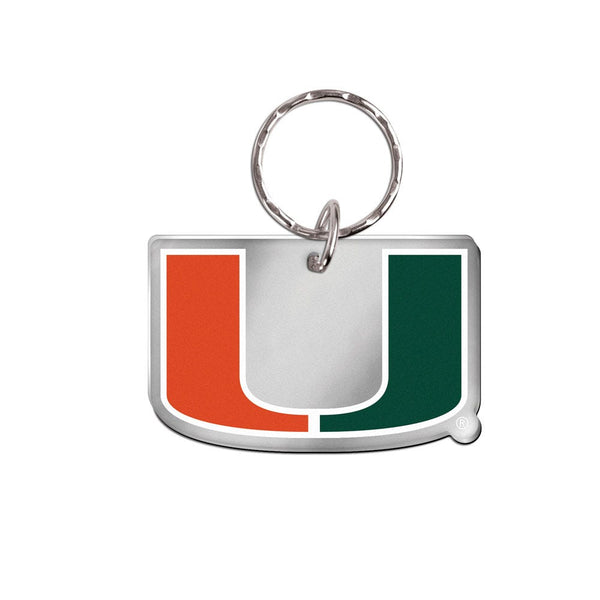 Miami Hurricanes Keychain Freeform