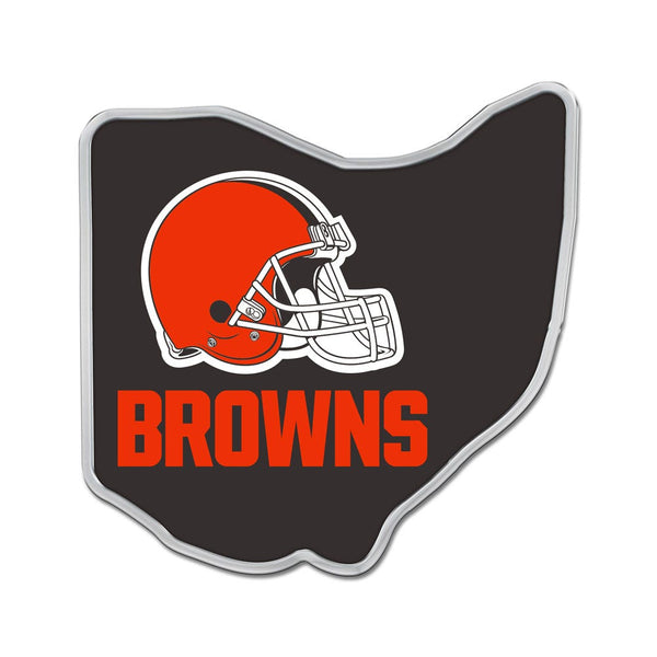 Cleveland Browns Chrome Metal Domed Emblem