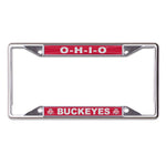 Wholesale-Ohio State Buckeyes O-H-I-O BUCKEYES Lic Plt Frame S/S Printed