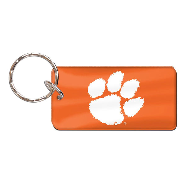Clemson Tigers Keychain Rectangle