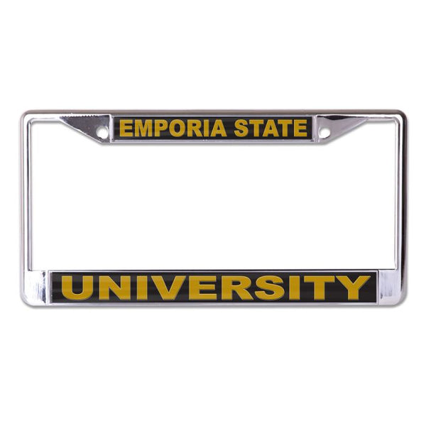 Wholesale-Emporia State Hornets Lic Plt Frame S/L Printed