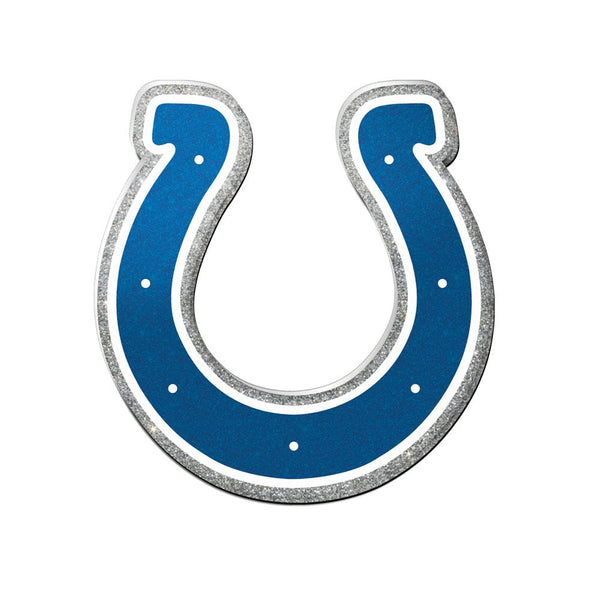 Indianapolis Colts Glitter Acrylic Auto Emblem