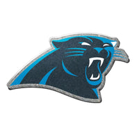 Carolina Panthers Glitter Acrylic Auto Emblem