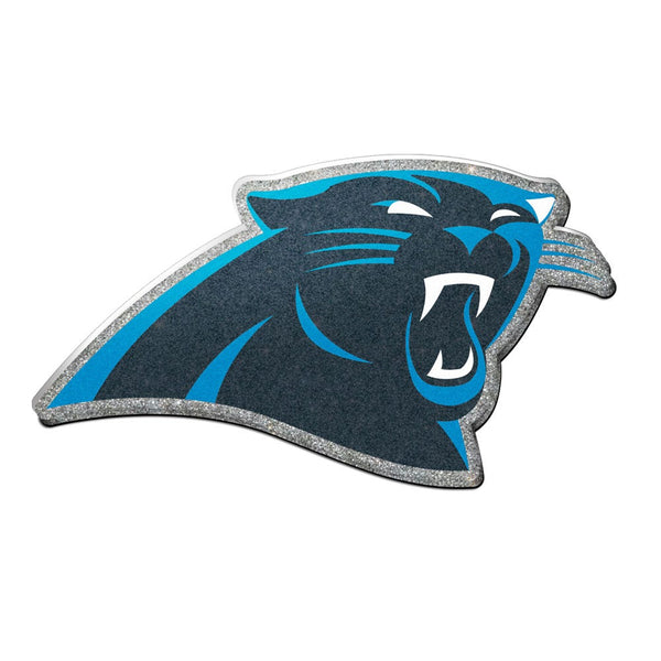 Carolina Panthers Glitter Acrylic Auto Emblem
