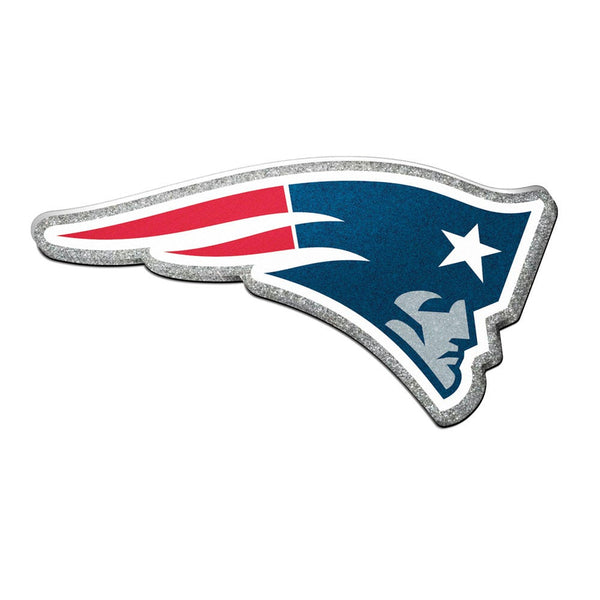 New England Patriots Glitter Acrylic Auto Emblem