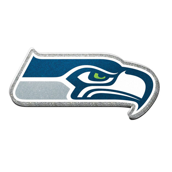 Seattle Seahawks Glitter Acrylic Auto Emblem