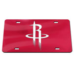 Houston Rockets Specialty Acrylic License Plate