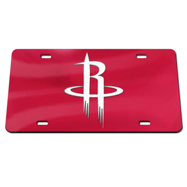 Houston Rockets Specialty Acrylic License Plate