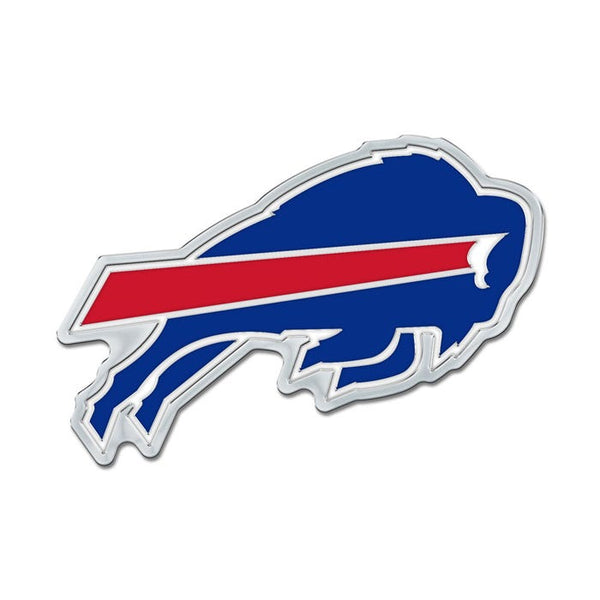 Buffalo Bills Colored Chrome Free Form Auto Emblem