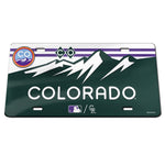 Colorado Rockies / City Connect City Connect Specialty Acrylic License Plate