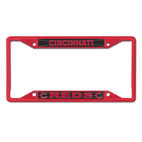 Cincinnati Reds Lic Plt Frame S/S