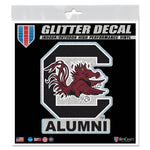 South Carolina Gamecocks ALUMNI Decal Glitter 6" x 6"