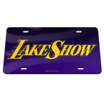 Los Angeles Lakers / City Edition Specialty Acrylic License Plate