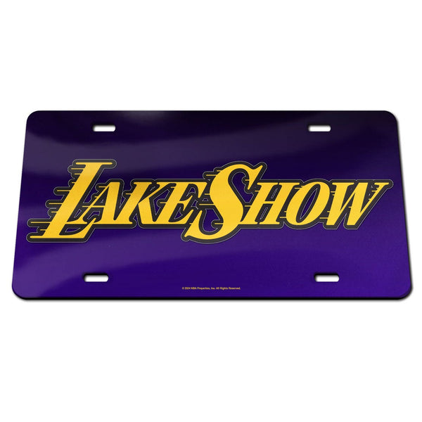 Los Angeles Lakers / City Edition Specialty Acrylic License Plate