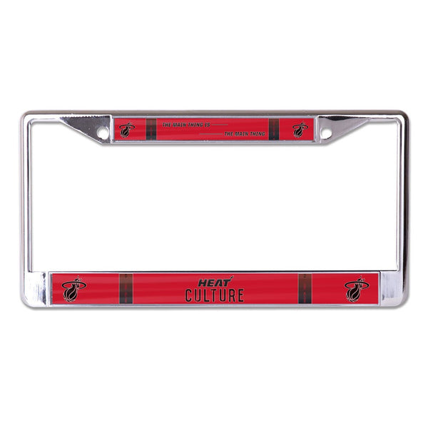 Miami Heat / City Edition Lic Plt Frame S/L Printed
