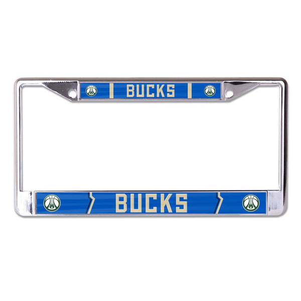 Milwaukee Bucks / City Edition Lic Plt Frame S/L Printed