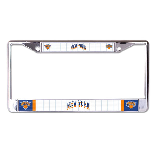 New York Knicks / City Edition Lic Plt Frame S/L Printed