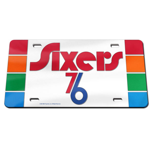 Philadelphia 76ers / City Edition Specialty Acrylic License Plate