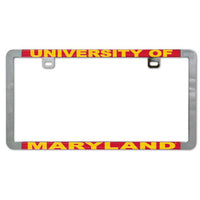 Wholesale-Maryland Terrapins Metal Lic. Plate Frame Slim