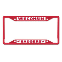 Wholesale-Wisconsin Badgers Lic Plt Frame S/S