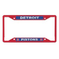 Detroit Pistons Lic Plt Frame S/S