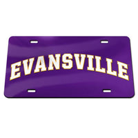 Wholesale-Evansville Purple Aces Specialty Acrylic License Plate