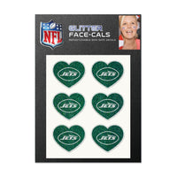 New York Jets Glitter Tattoo 6 Pack