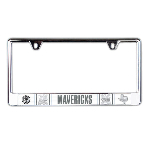 Dallas Mavericks / City Edition Lic Plate Frame B/O Printed