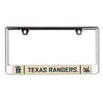 Texas Rangers / City Connect City Connect Lic Plate Frame B/O Printed