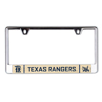 Texas Rangers / City Connect City Connect Lic Plate Frame B/O Printed