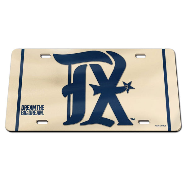 Texas Rangers / City Connect City Connect Specialty Acrylic License Plate