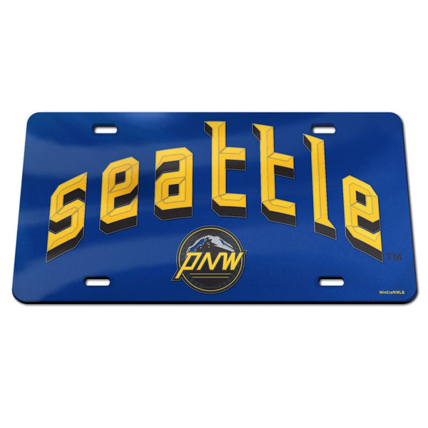 Seattle Mariners / City Connect City Connect Specialty Acrylic License Plate