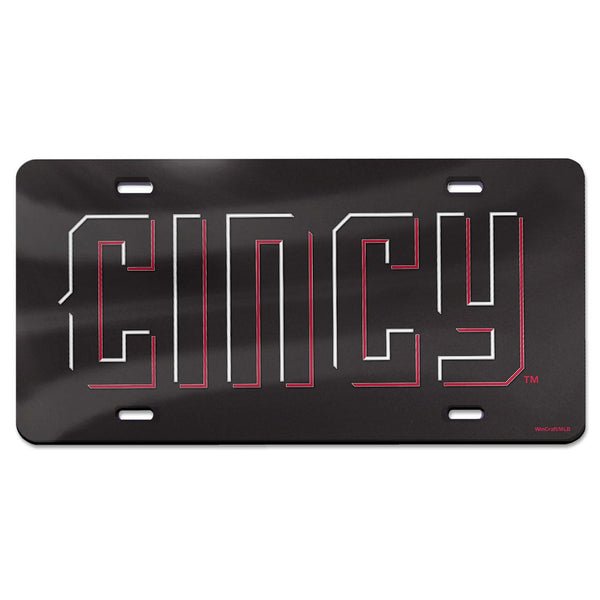 Cincinnati Reds / City Connect City Connect Specialty Acrylic License Plate