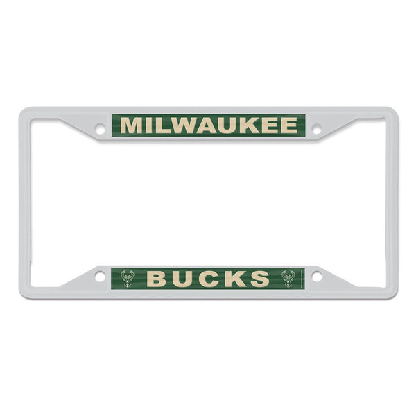 Milwaukee Bucks Lic Plt Frame S/S