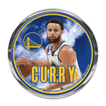 Golden State Warriors Chrome Metal Domed Emblem Stephen Curry