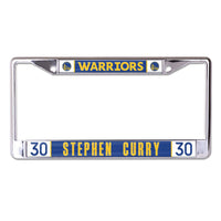 Golden State Warriors Lic Plt Frame S/L Printed Stephen Curry