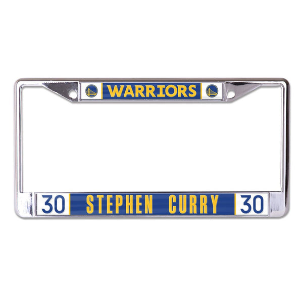 Golden State Warriors Lic Plt Frame S/L Printed Stephen Curry