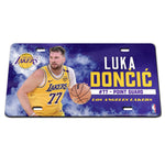 Los Angeles Lakers Specialty Acrylic License Plate Luka Doncic