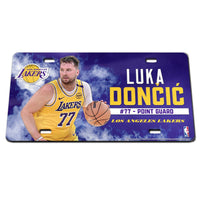 Los Angeles Lakers Specialty Acrylic License Plate Luka Doncic