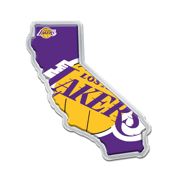 Los Angeles Lakers Chrome Metal Domed Emblem